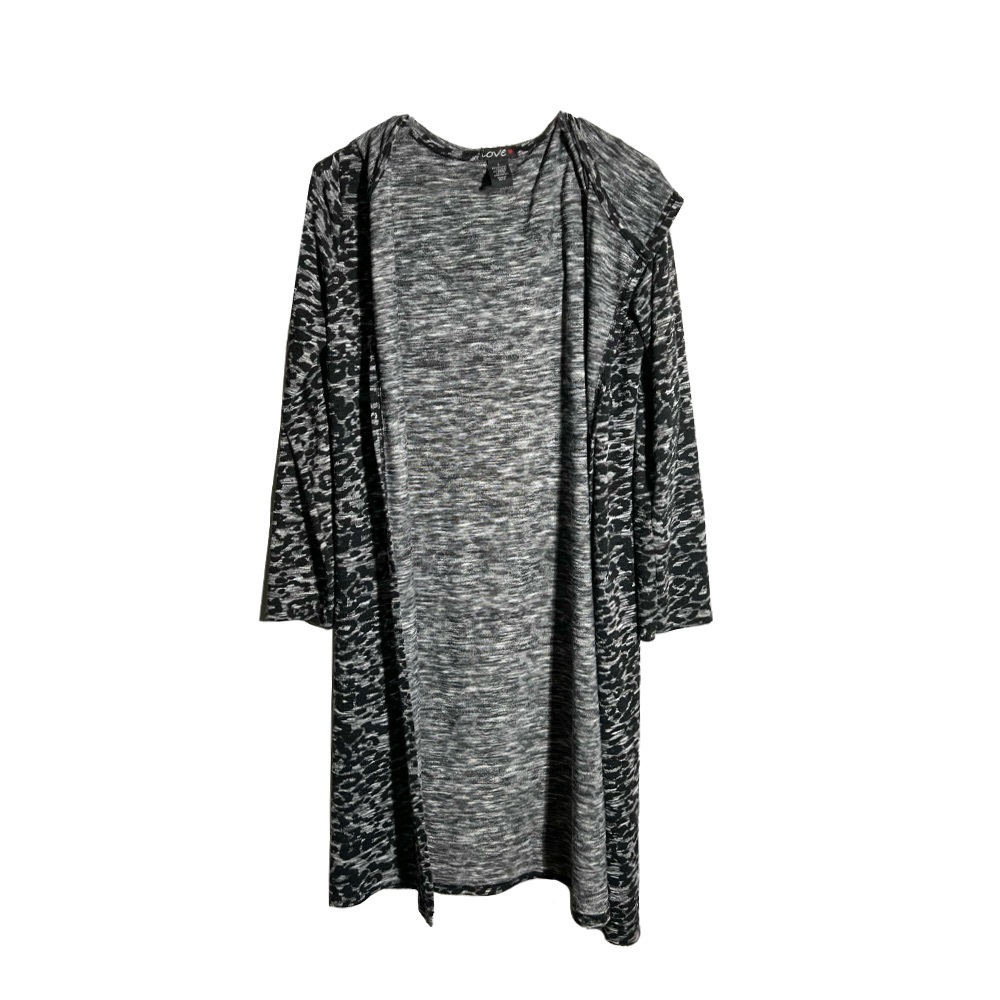 Grey Animal Print Vest